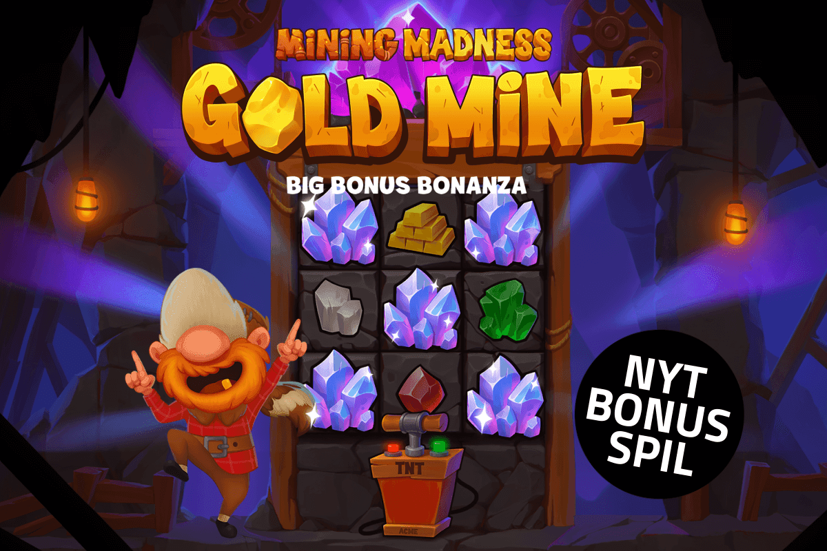 Nyt bonusspil: Gold Mine!